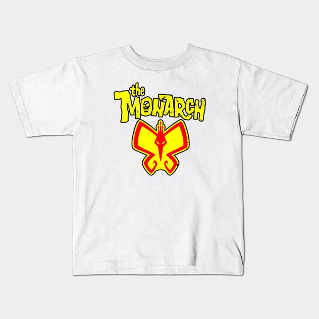 The Monarch (Alt Print) Kids T-Shirt by Nerdology